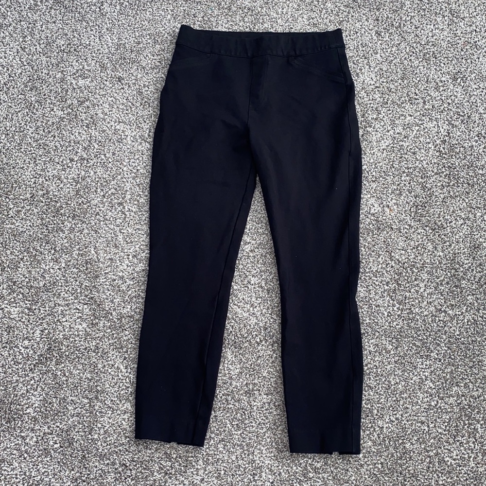 Spanx The Perfect Black Pant, Ankle Backseam Skinny Leggings - Picture 2 of 8